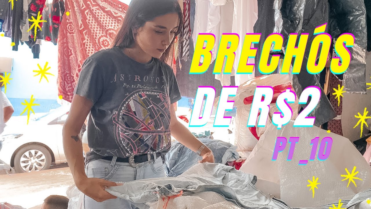 EM BRECHÓS COMIGO | abrindo fardos de meia estação de roupas e calçados!