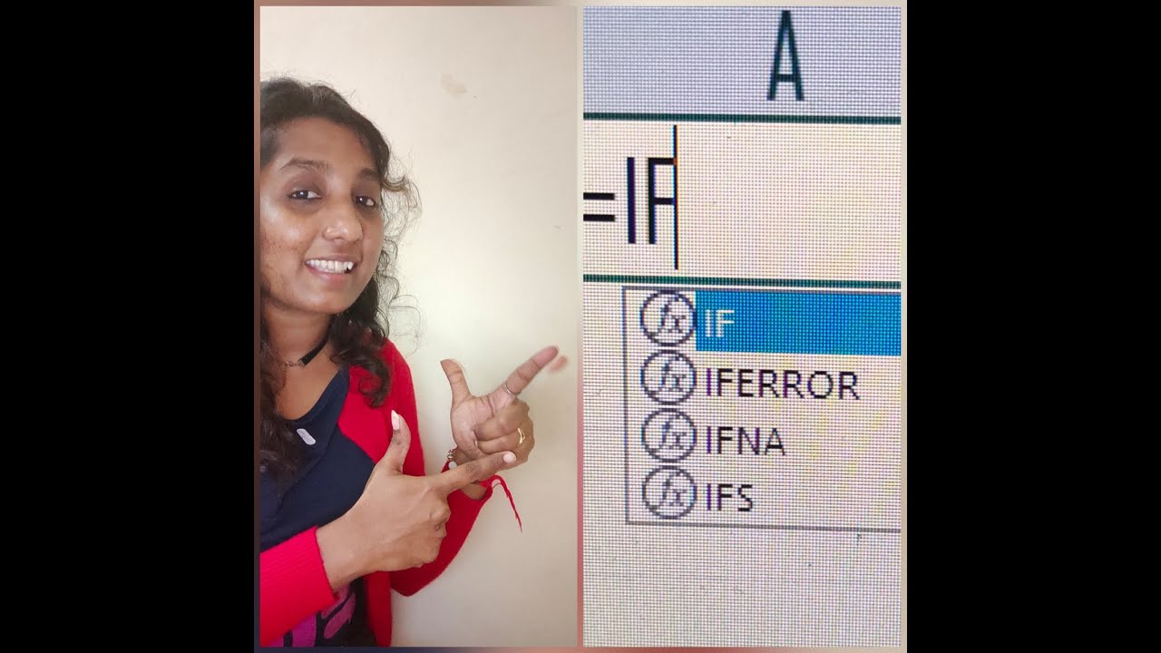 Learn excel formula of IF, IFERROR, IFNA AND IFS with #Hany&tech, Learn latest formulas of excel