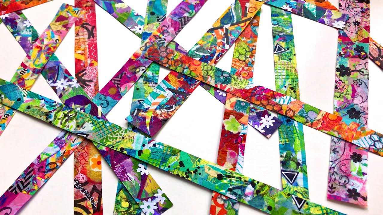 Mixed Media Scrap Tape & Altered Book Page {CONTEST IS NOW CLOSED}
