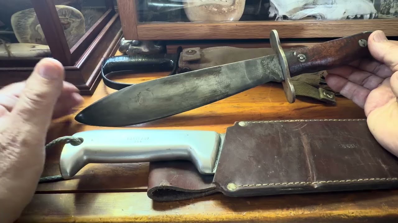 FIXED BLADE FRIDAY -Barteaux’ Military Bowie Machete 🇺🇸