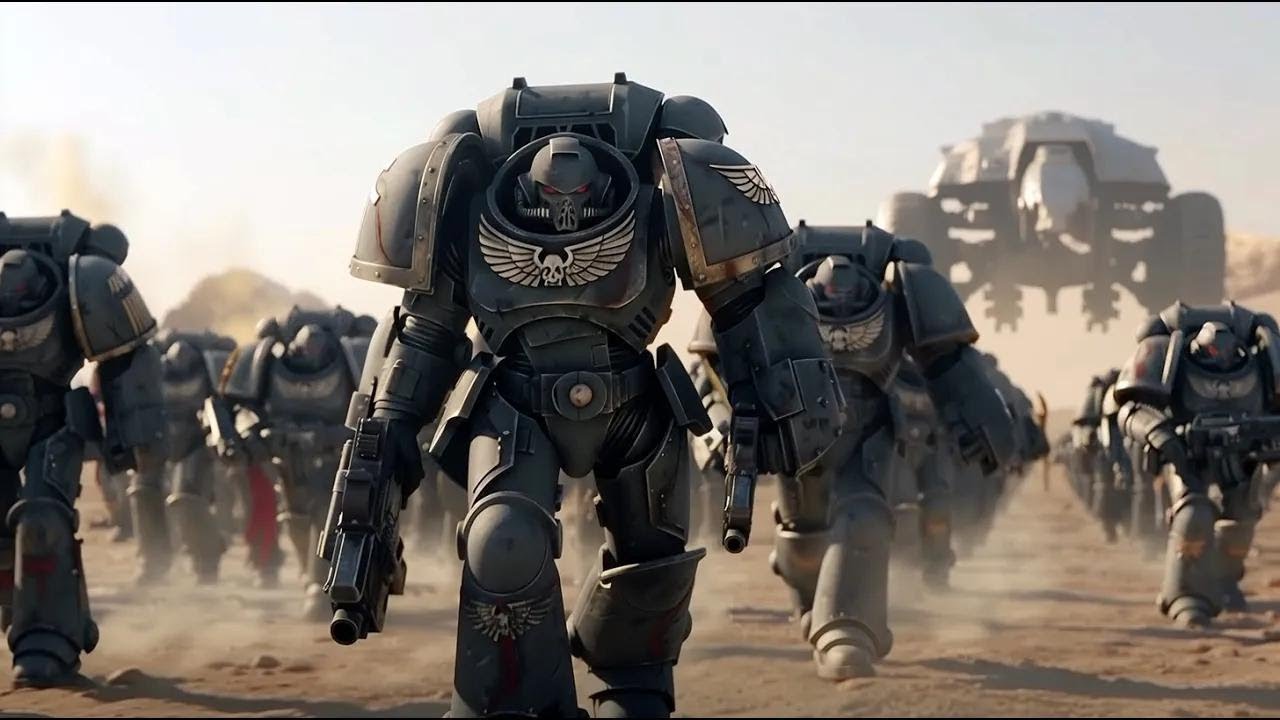 10,000,000 TYRANIDS & HORUS ARMY ATTACKS SPACE MARINE CASTLE DEFENCE - WARHAMMER 40K - UEBS 2