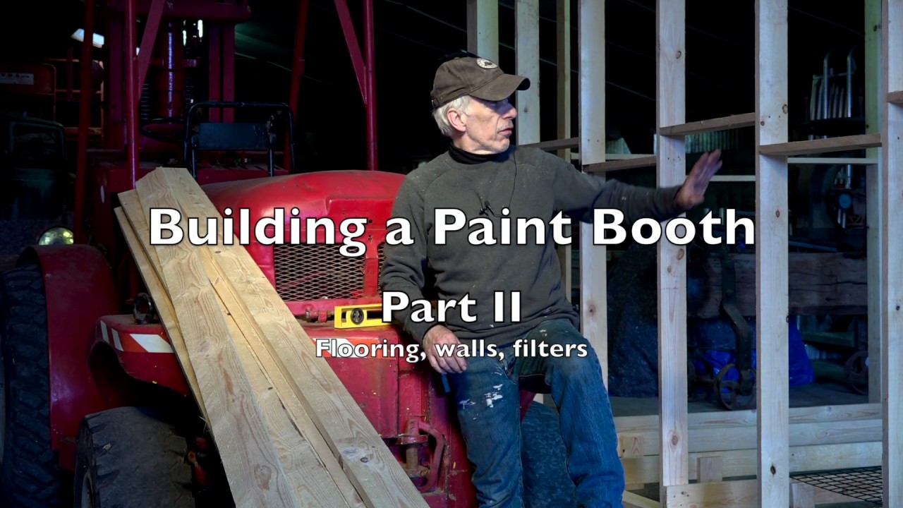 Building a paint booth, part 2 floor, walls and filters
