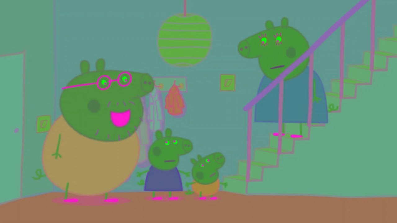 Mama and papa pig teach  Pippa and George what is power cut!  sponsored by Preview 2 effects 