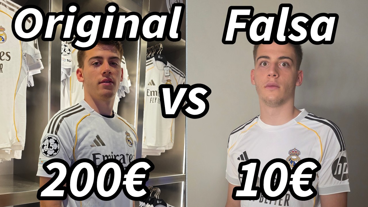 La Nueva Camiseta del Real Madrid 25/26 (Versión Jugador vs Falsa)
