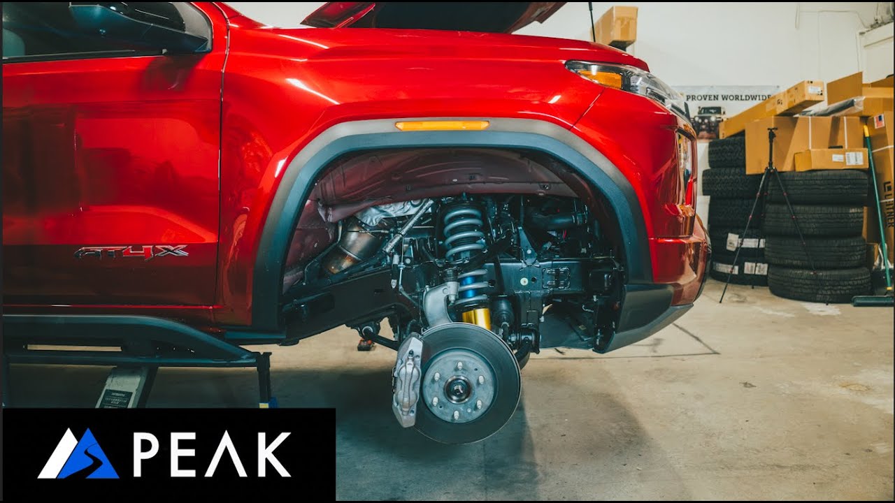 Установка и обзор пружин Eibach Pro Lift Springs для GMC Canyon AT4X.