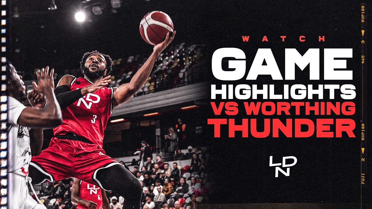 BBL TROPHY OPENER! | London Lions vs Worthing Thunder | 12/01/23 | London Lions Basketball UK