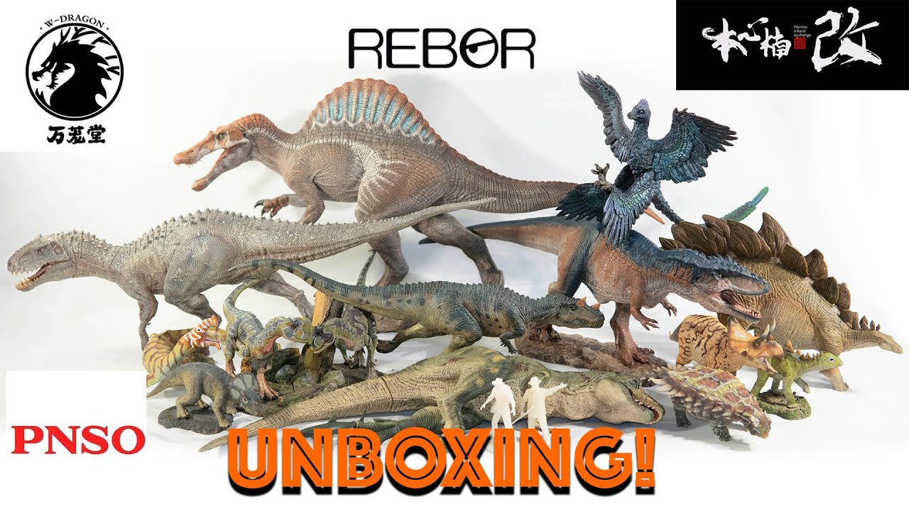 Massive Dinosaur Lot Unboxing- Nanmu, REBOR, W-Dragon, and PNSO!