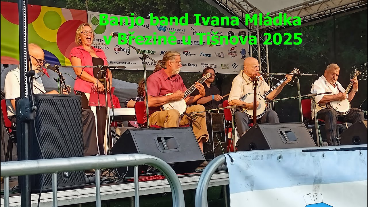 Banjo band Ivana Mládka v Březině u Tišnova 28.06.2025