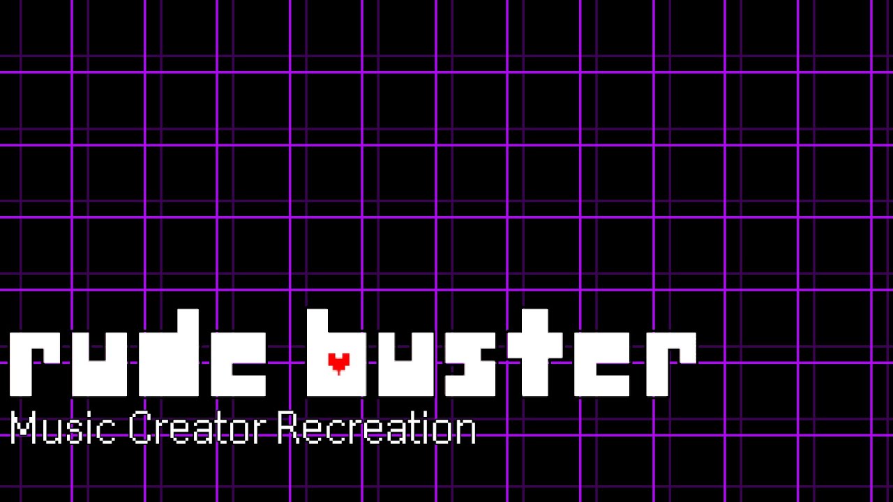[Recreation] 루드버스터 (Toby Fox - Rude Buster Recreation)