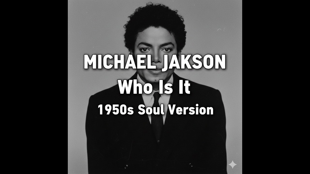 MICHAEL JACKSON Who Is It (1950s A.I Soul Reimagined Version)