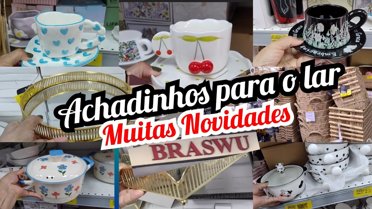 🛍️MUITAS NOVIDADES NA BRASWU DA 25 DE MARÇO 