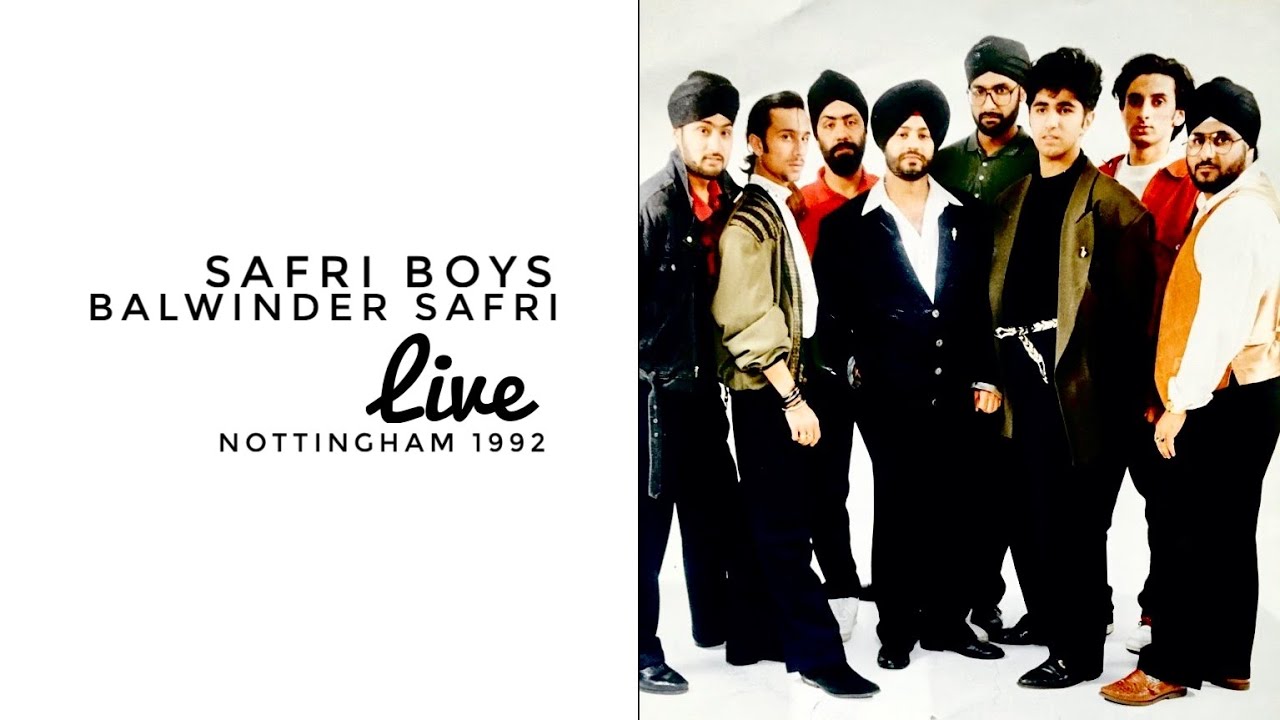 Balwinder Safri | Safri Boys | Live | Nottingham 1992