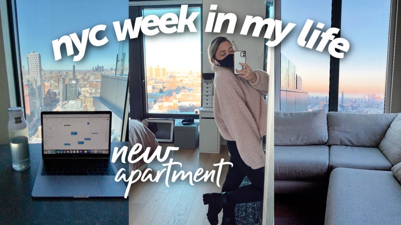 First week in my new APARTMENT! Trader Joe's haul, Rearranging, & Working from home | WWIML