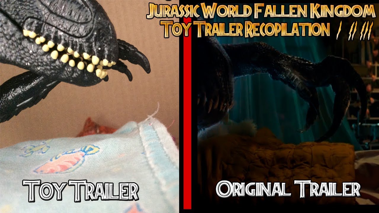 Jurassic World Fallen Kingdom Toy trailer 1-3 ISwitchMotionI