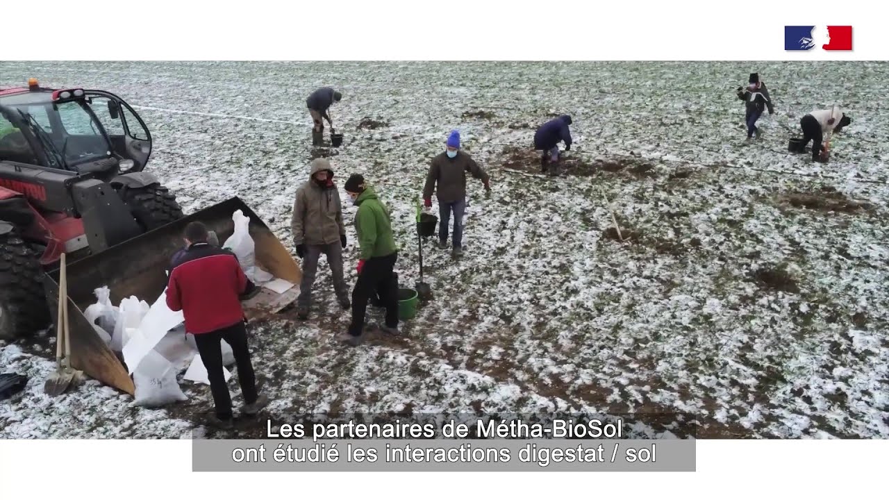 Metha-BioSol : Impact des digestats de méthanisation sur la qualité biologique des sols agricoles