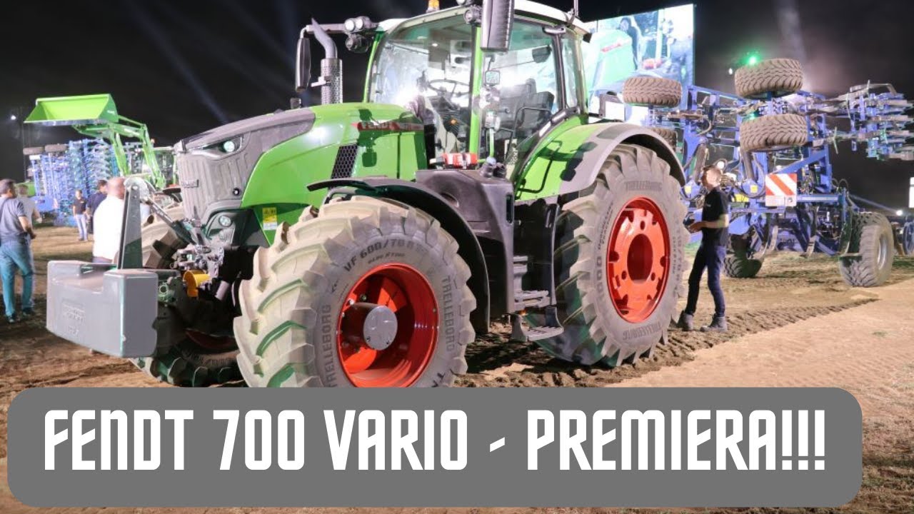 PREMIERA!!! Nowe ciągniki Fendt 700 Vario
