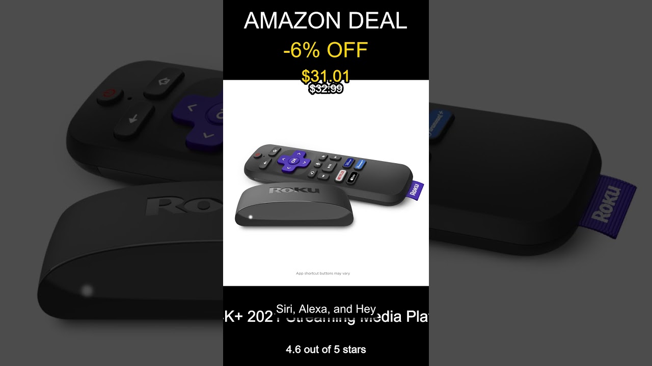 Experience Stunning 4K HDR Streaming with the Roku Express 4K Renewed Media Player