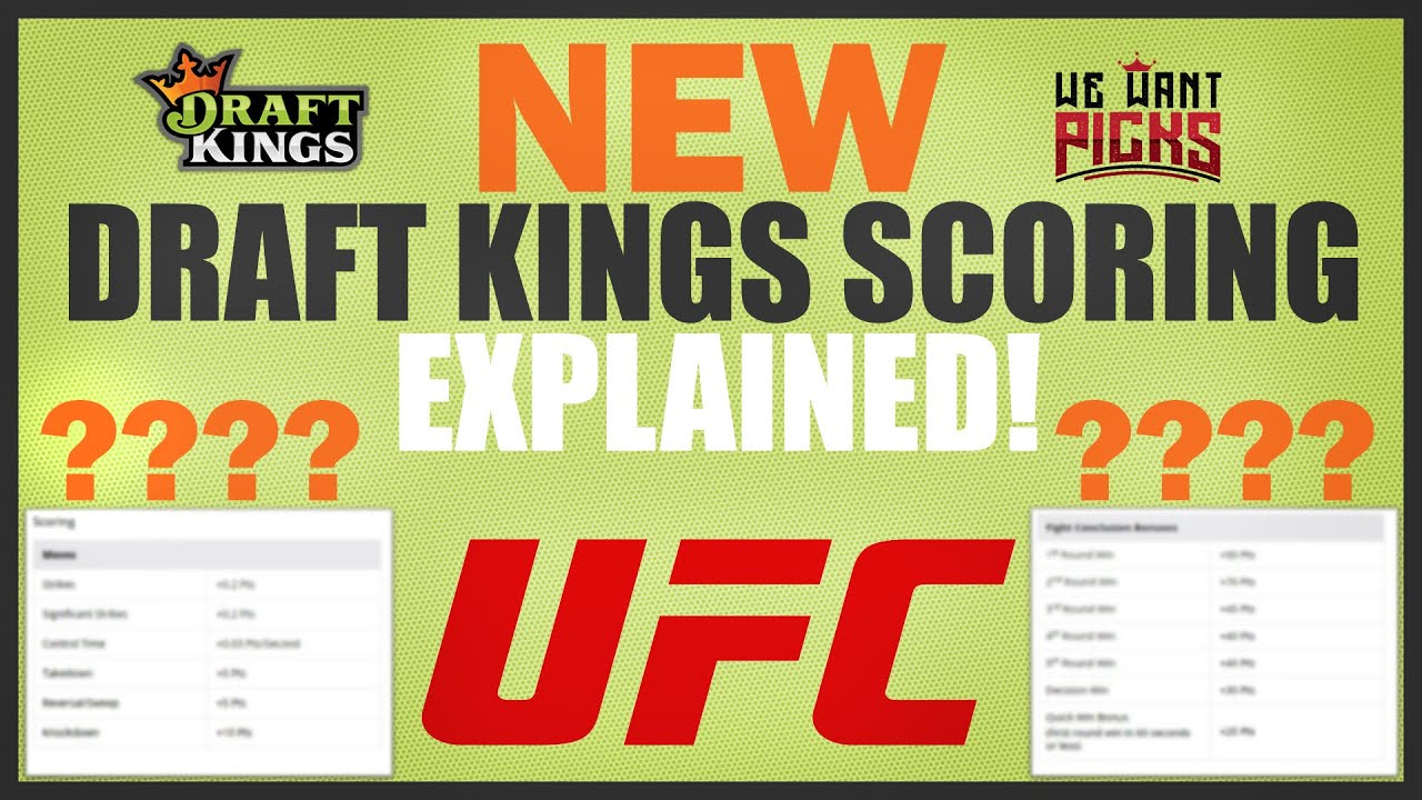 DraftKings New MMA Scoring Rules Explanation | DraftKings for UFC Scoring Changes 2021