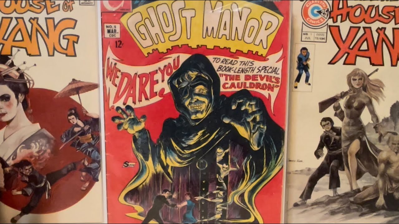 The (Almost) Complete Charlton Comics Horror Covers of the Great Sanho Kim. Gorgeous stuff!