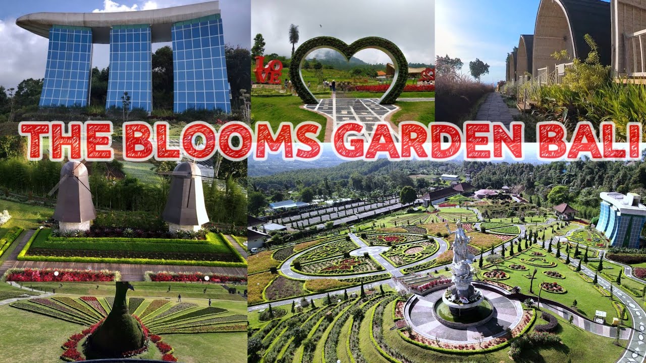 CINEMATIC VIDEO THE BLOOMS GARDEN BALI || AMAZING VIEW FROM THE SKY