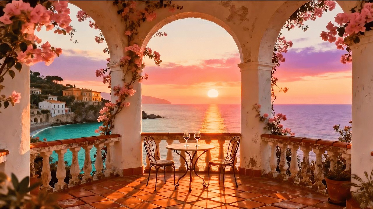 Italian Seaside Tranquility 🇮🇹 Gentle Mediterranean Calm & Lake Como Relaxation Music
