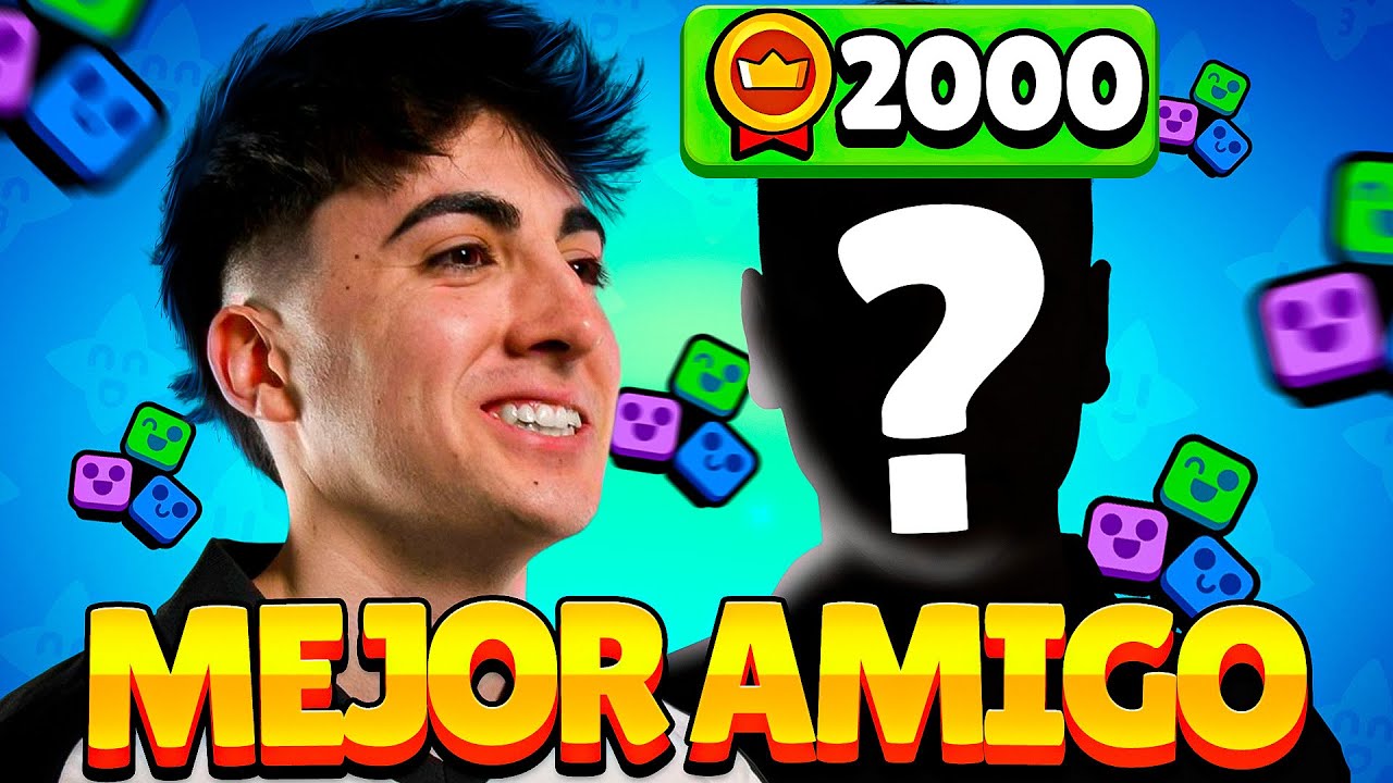 LLEGO A 2000 VICTORIAS CON MI MEJOR AMIGO DE BRAWL STARS❤️