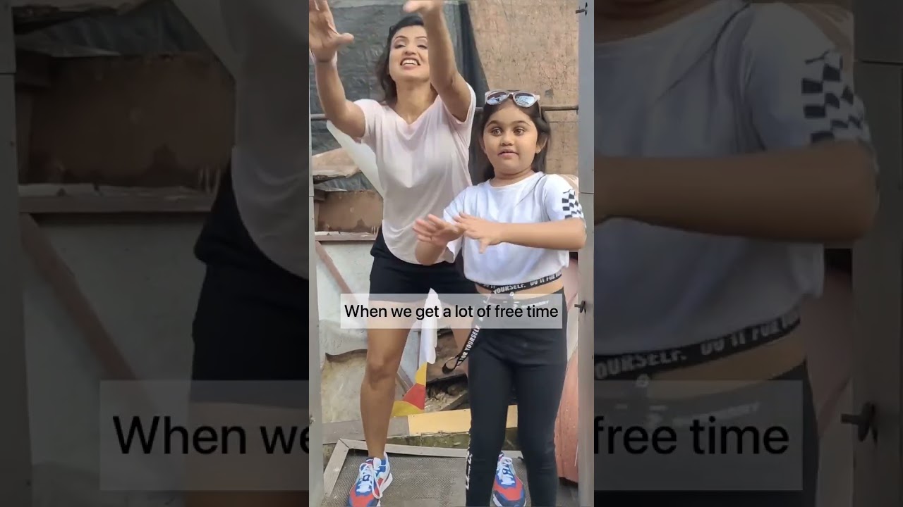 bade achhe lagte hain pihu & Sara reel