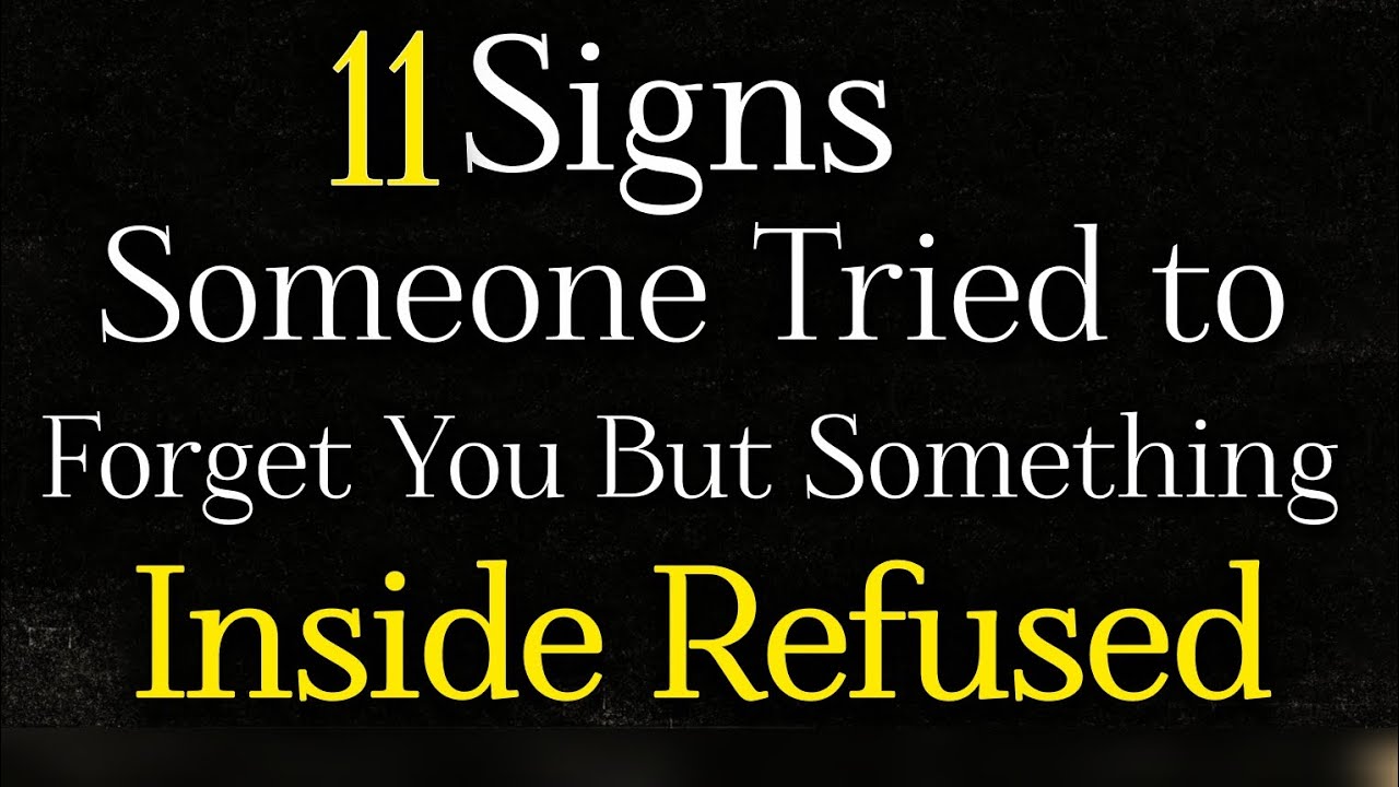 They Tried to Forget You… But These 11 Signs Say Otherwise ll psychology fact about love 