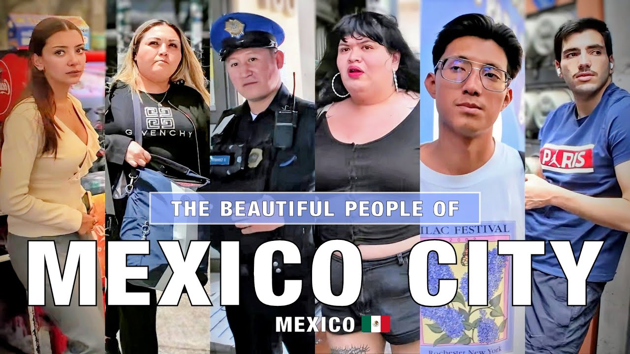 The BEAUTIFUL PEOPLE of MEXICO CITY | 4K Walking Tour