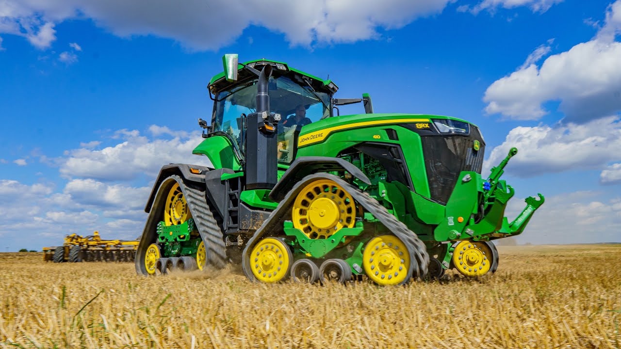 NEW John Deere 8RX 410 & Bednar SWIFTERDISC XE 12400 PROFI 🚜🇨🇿 | Strom Praha