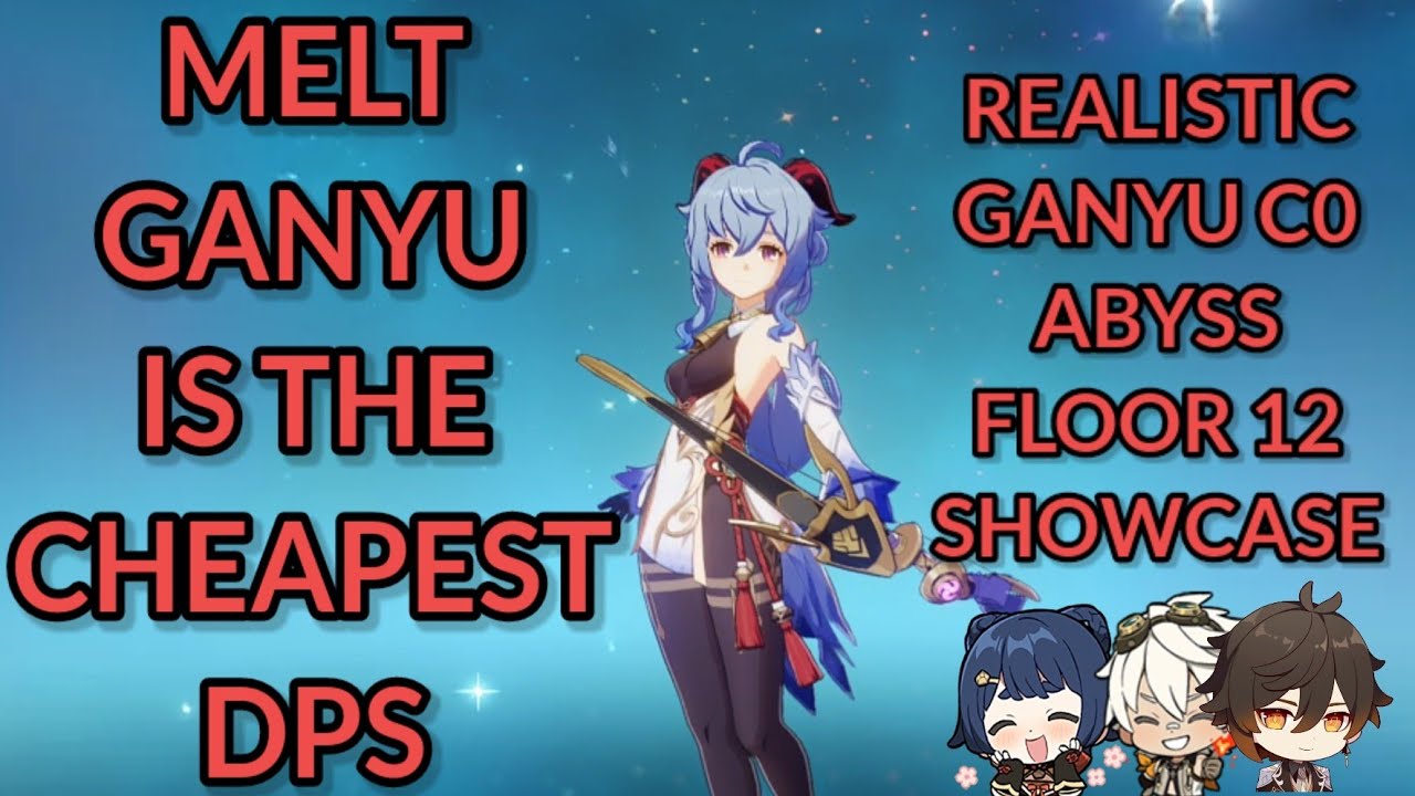 Melt Ganyu C0 R5 Hamayumi Destroys Everything | Spiral Abyss Floor 12 Showcase | Genshin Impact