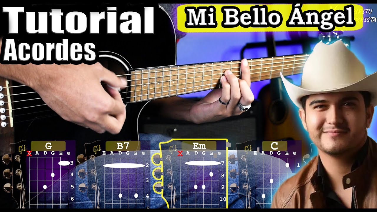 Mi Bello Ángel - Ulices Chaidez - Tutorial | Acordes | Como tocar en Guitarra