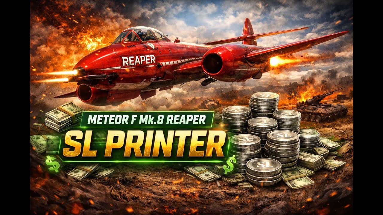 Premium Meteor F Mk. 8 REAPER | BEAST & SL Printer