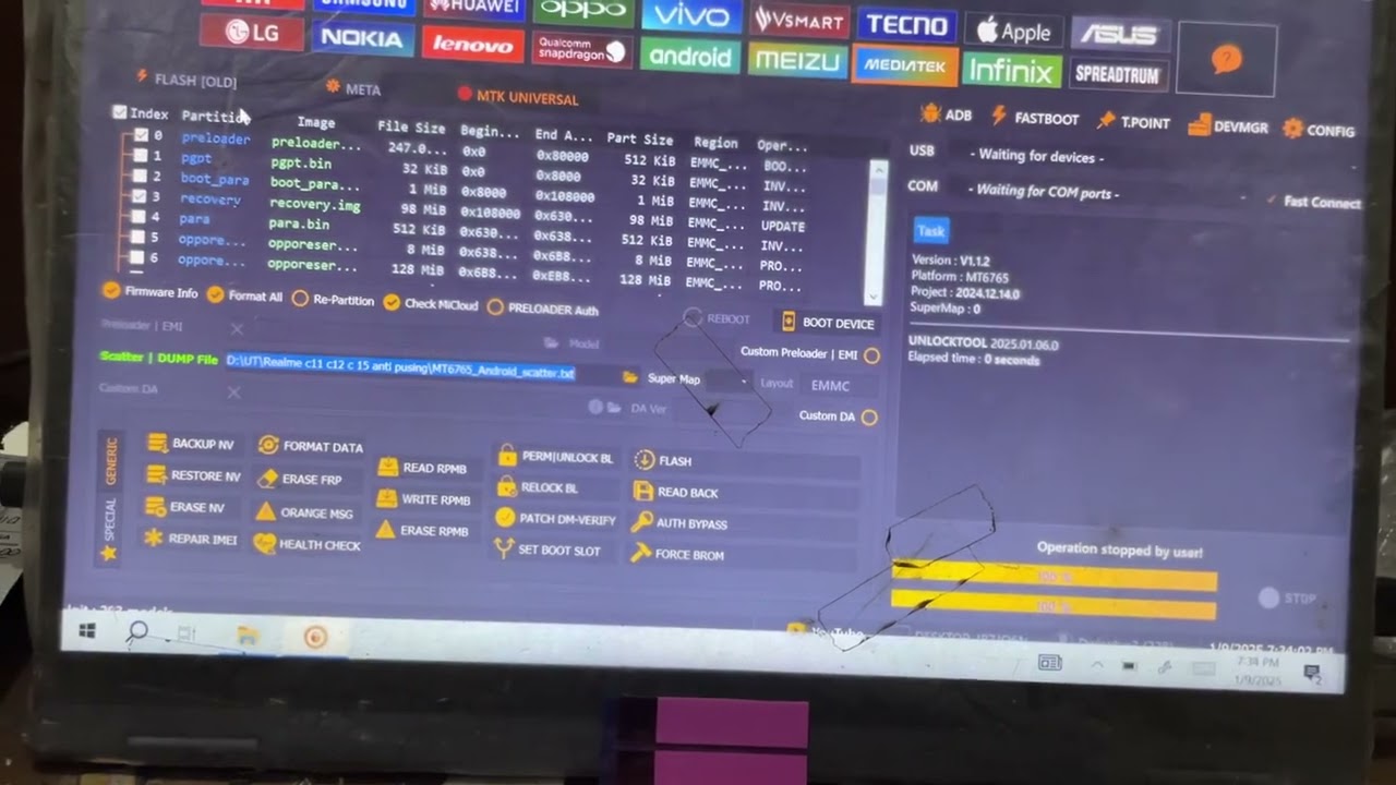 FILE SAKTI REALME C11 C12 C15 EMMC ONLY FIX ALL