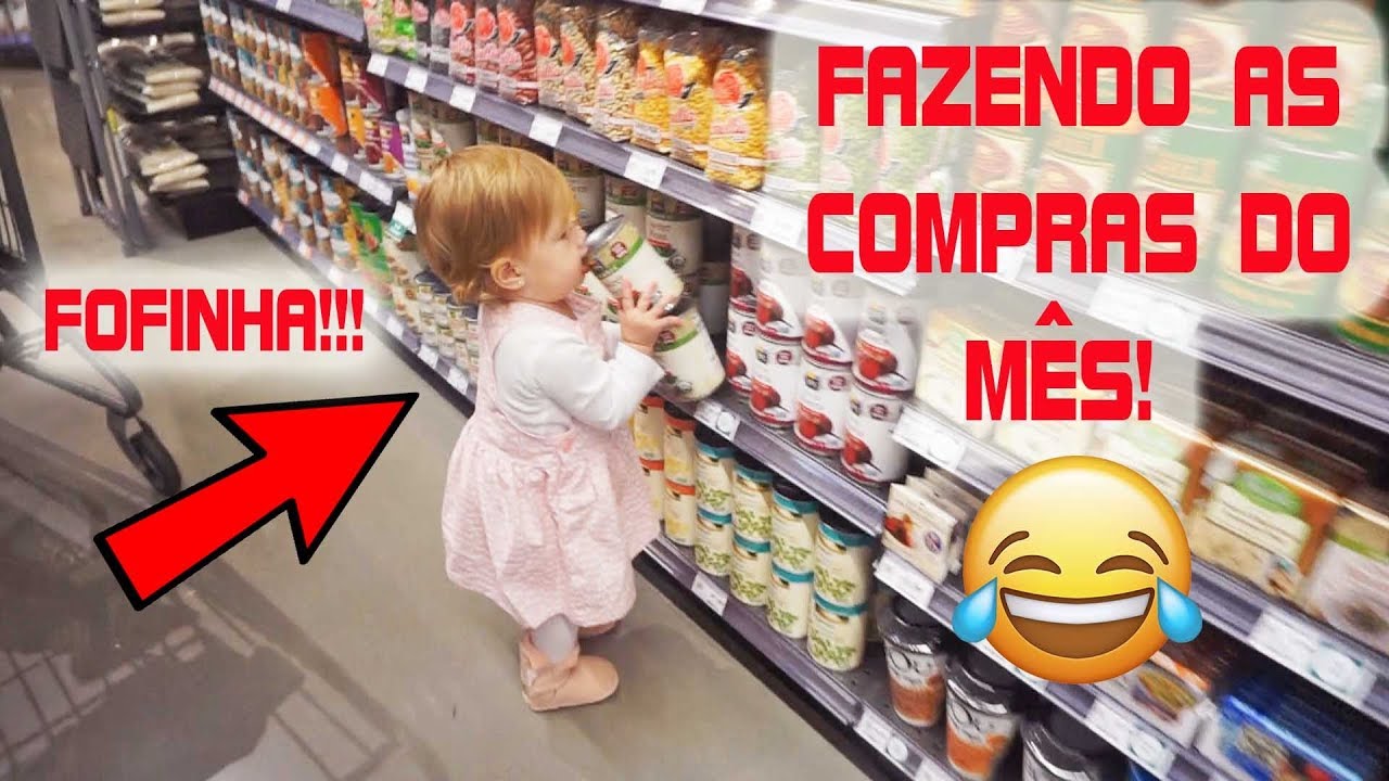 NOSSAS COMPRAS DO MÊS ! COM A MELHOR AJUDANTE DO MUNDO!