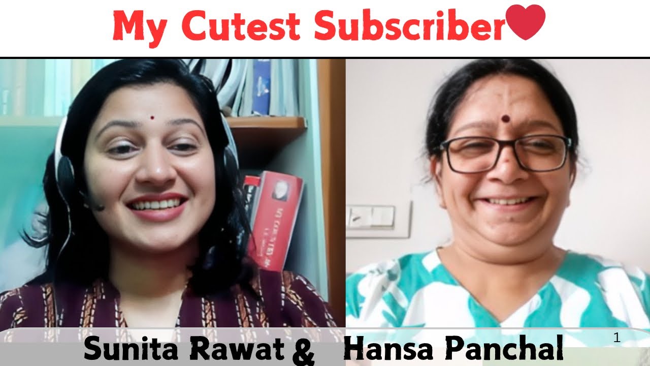 She is learning English for her Grandson ❤️ Inspiring chat with Hansa Ji 😇
