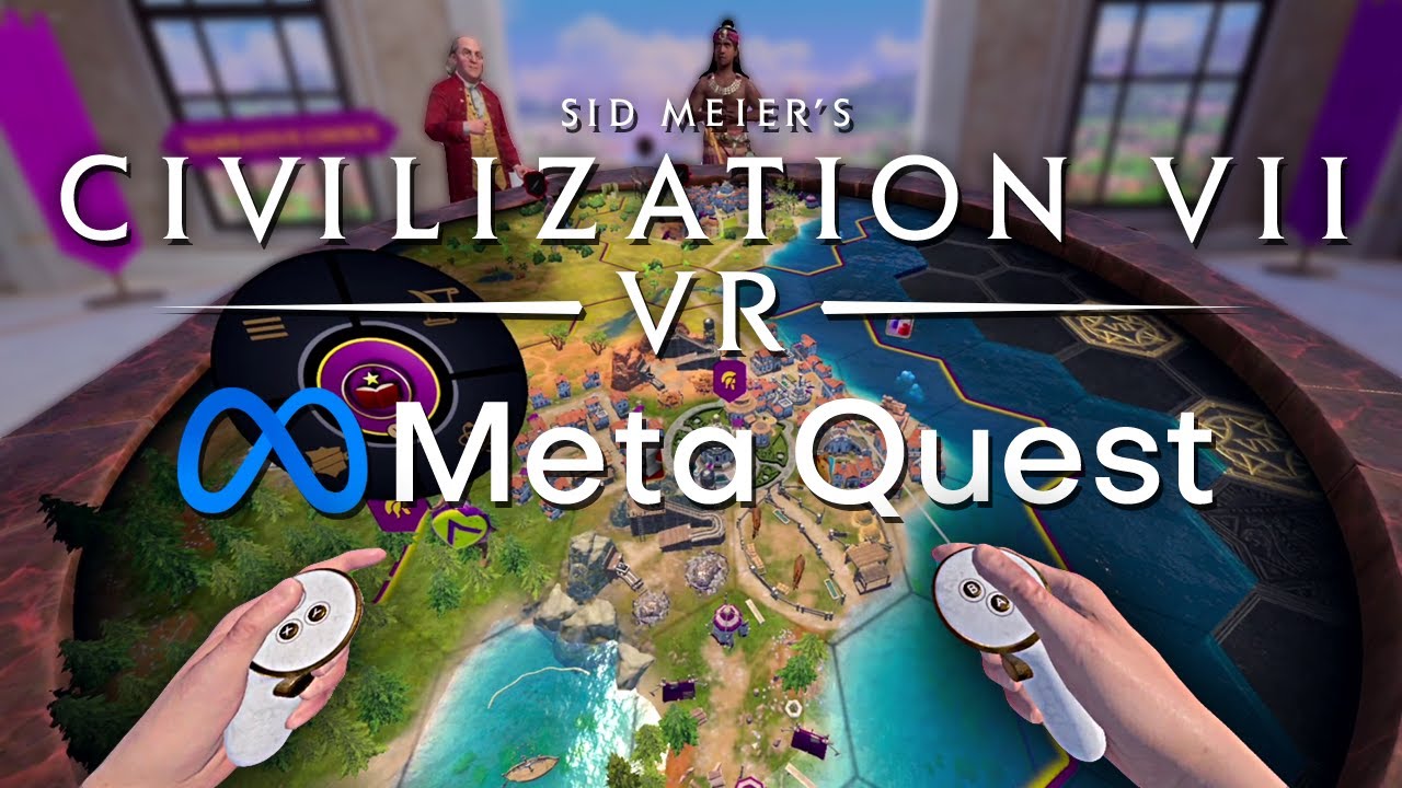 Civilization VII VR for QUEST! Gameplay & First Impressions!