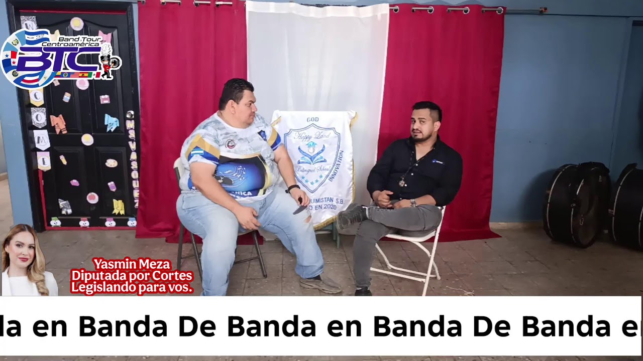 Está tarde nos vamos De Banda en Banda, con los chicos de la Banda de Guerra Happy Land de Pinalejo.