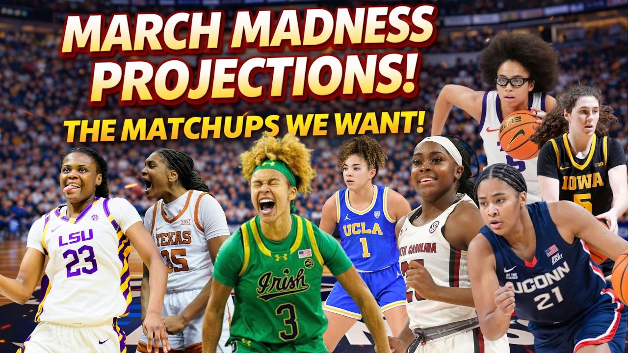 Analysis of ESPN Women's Basketball Bracketology Projections & MATCHUPS We Want Before Final Four!