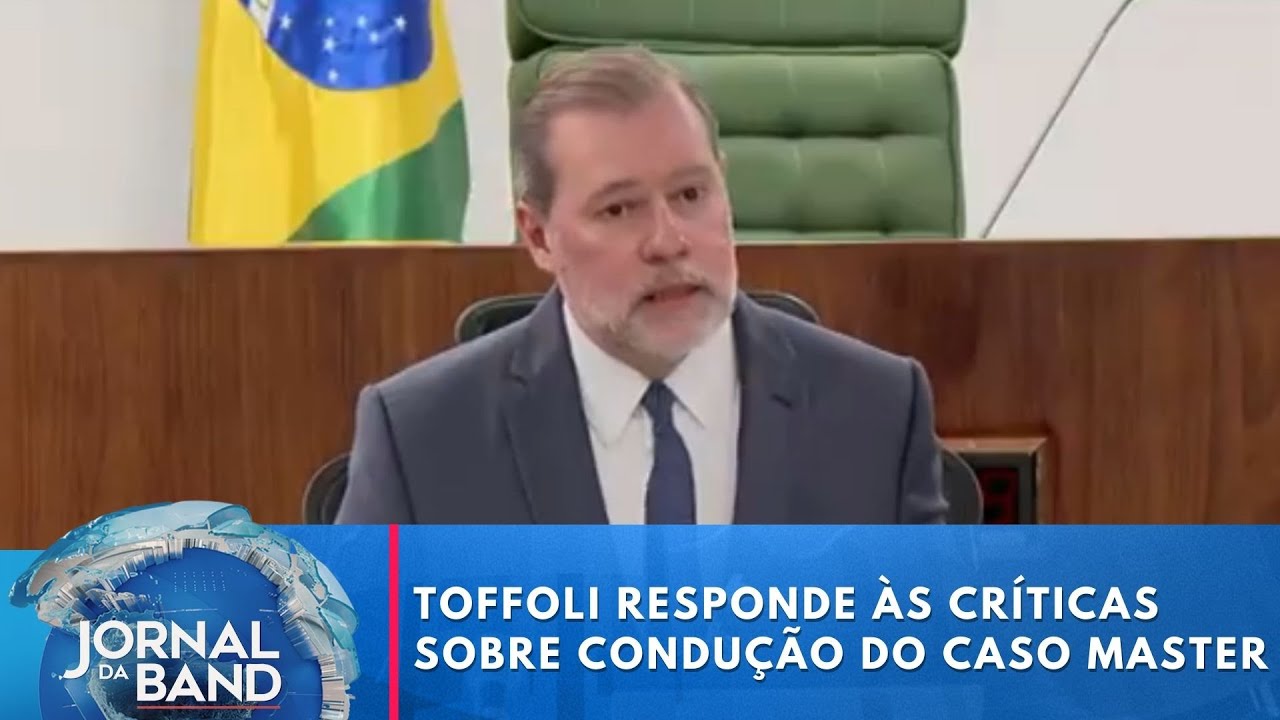 Dias Toffoli responde às críticas sobre condução do caso do banco Master