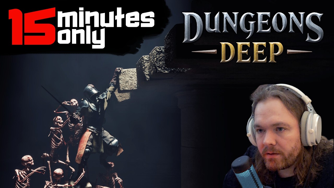 Chopping off arms of an ogre in this action RPG - Dungeons Deep 15 minutes Only