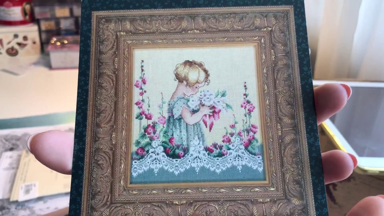 Emma's Garden. Lavender & Lace. Подготовка и готовая работа.