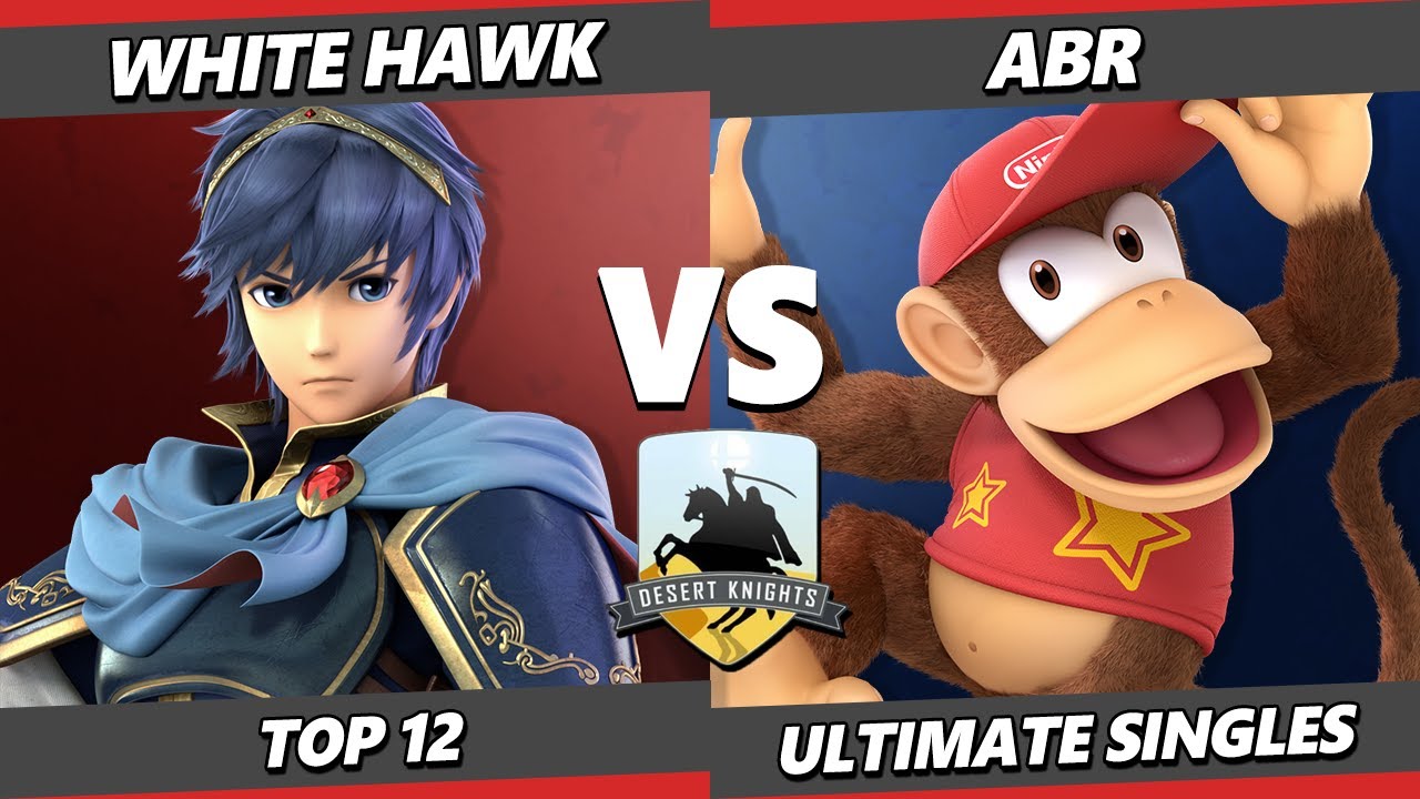 Desert Knights XI - White Hawk (Lucina, Marth) Vs. ABR (Diddy Kong) Smash Ultimate - SSBU