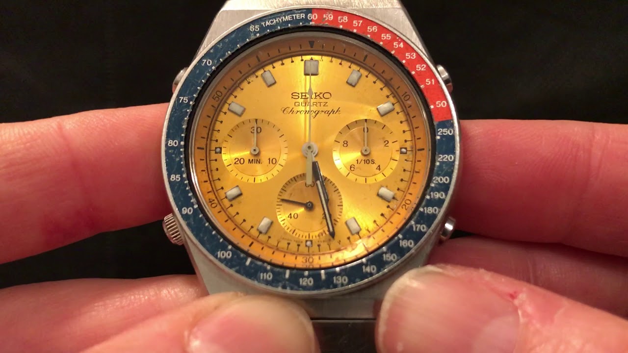 Seiko 7a28 7030 Quartz Chronograph