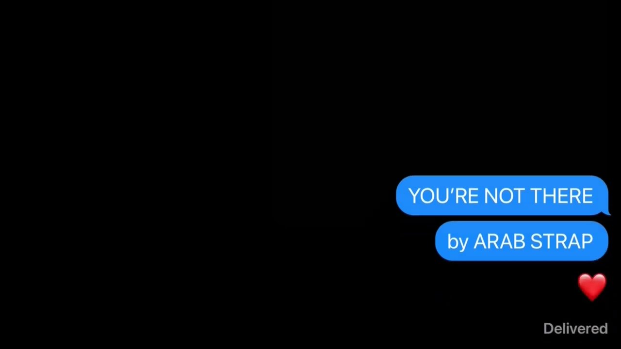 You're Not There (Official lyric video)