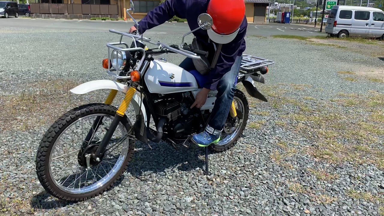 SUZUKI TF 125 始動動画