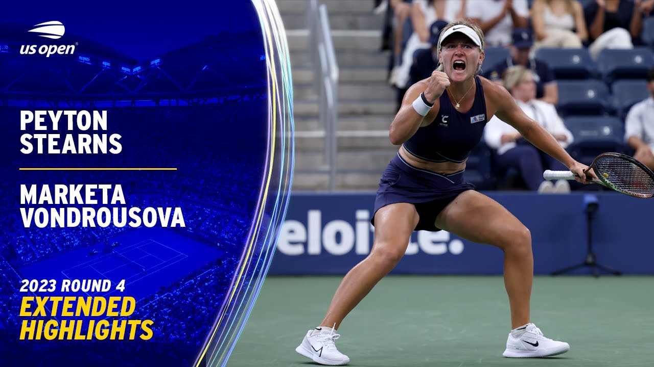 Peyton Stearns vs. Marketa Vondrousova Extended Highlights | 2023 US Open Round 4