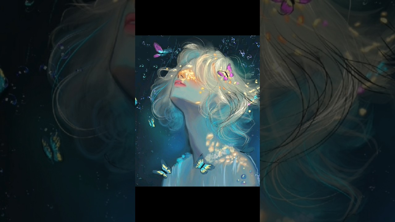 Fantasy artwork on infinite painter app