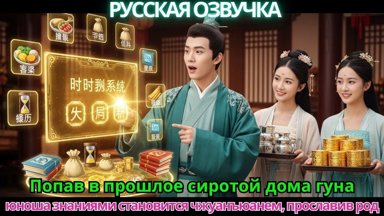 Попав в прошлое сиротой дома гуна, юноша знаниями становится чжуанъюанем, прославив род
