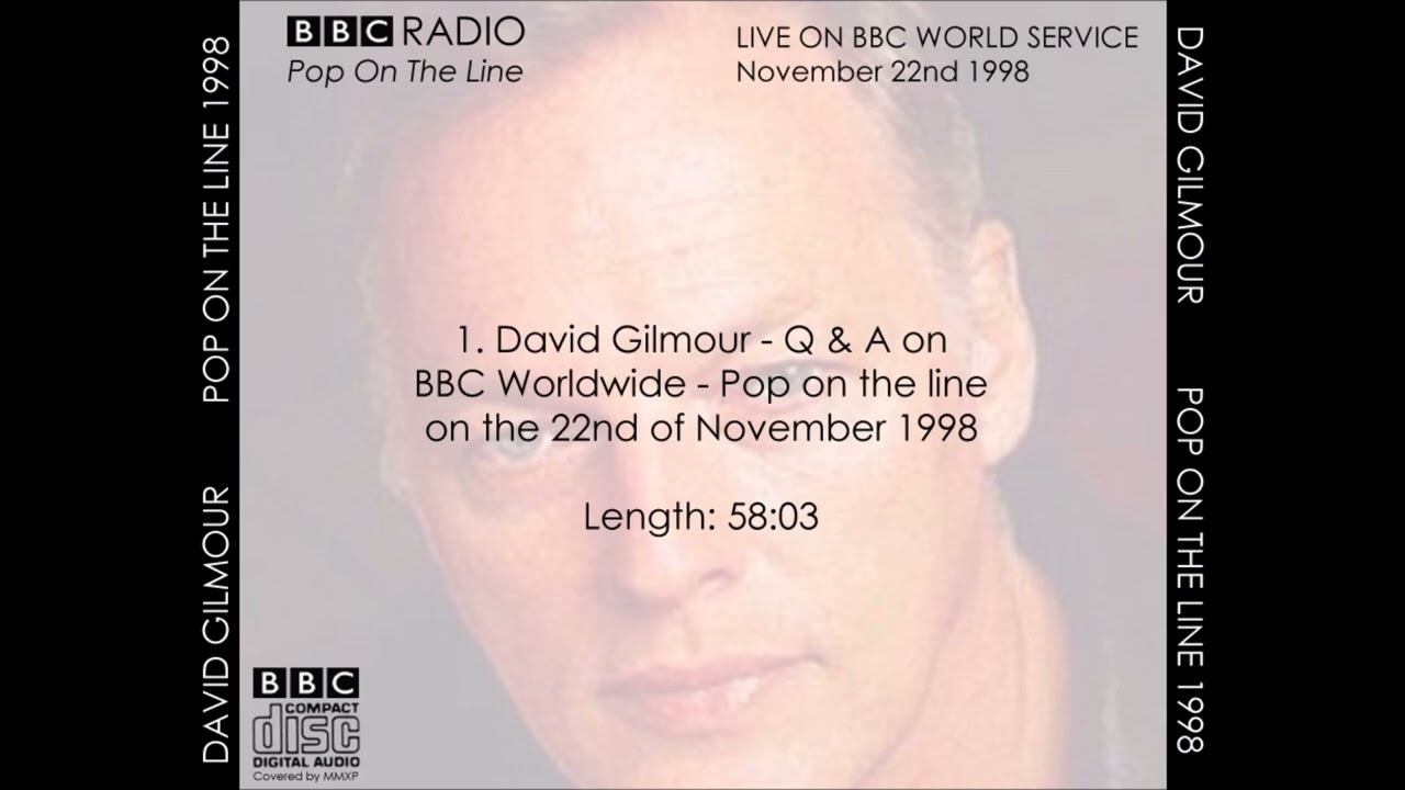 1998 12 22 David Gilmour BBC Pop On The Line